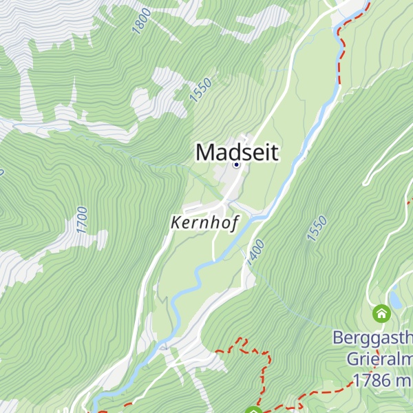 Map of Berghaus Green Lodge