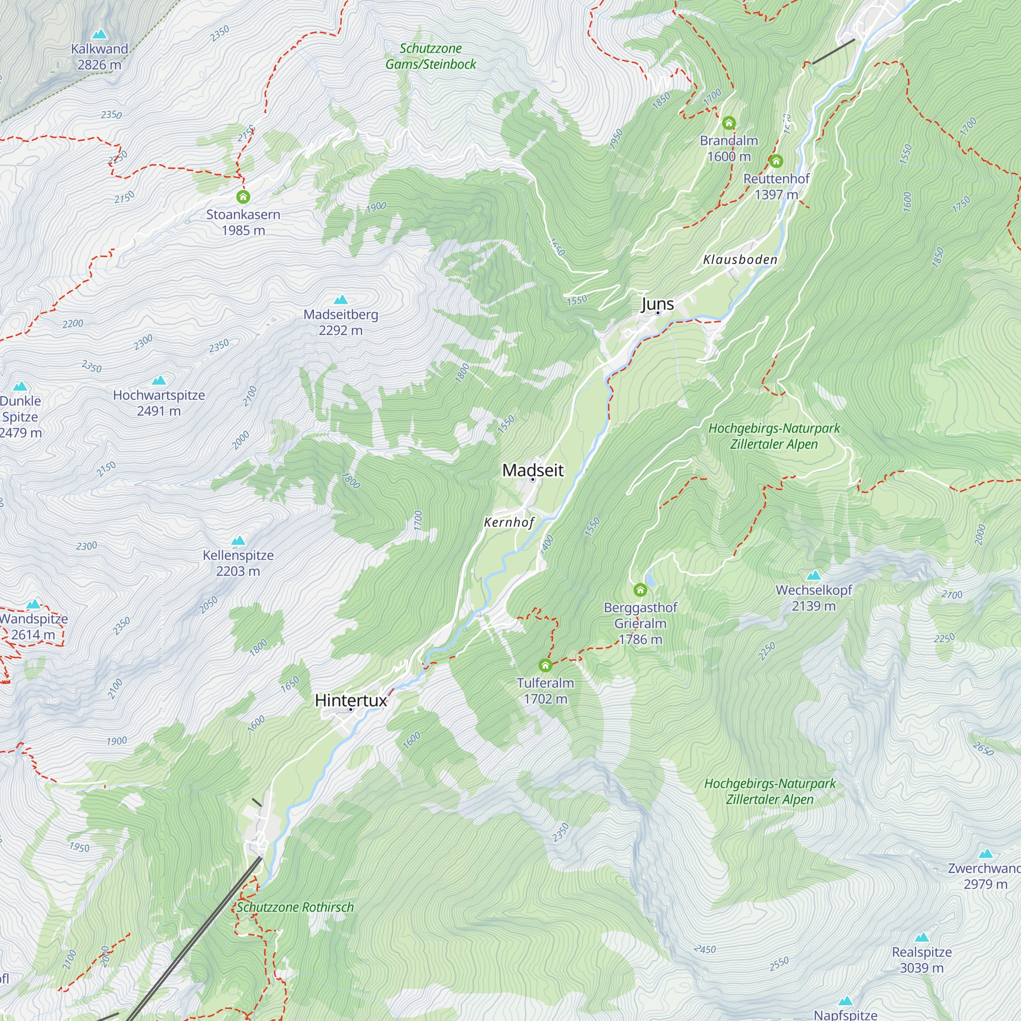 Berghaus Green Lodge map