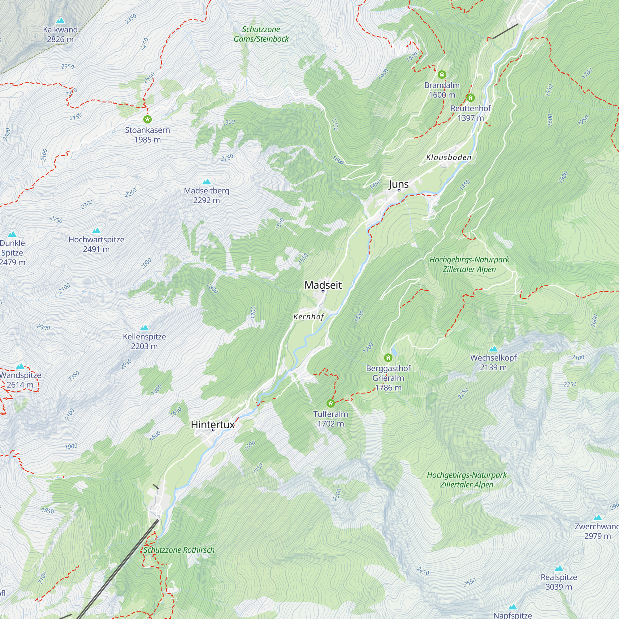 Berghaus Green Lodge map