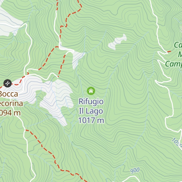 Map of Rifugio Il Lago
