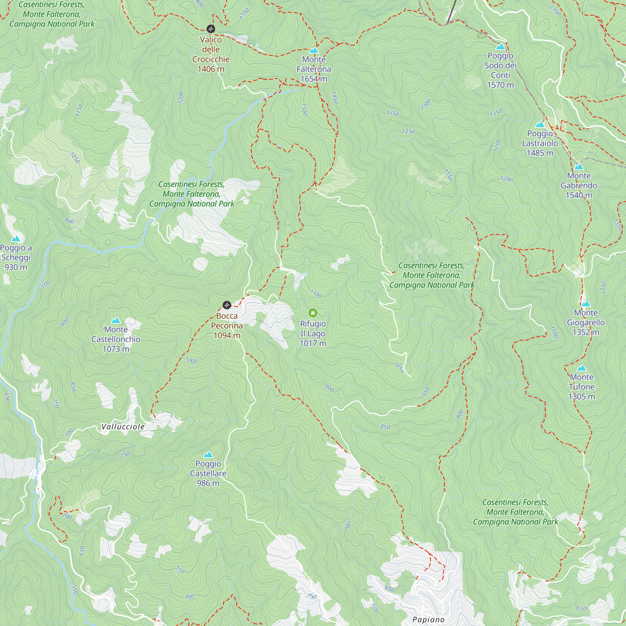 Rifugio Il Lago map