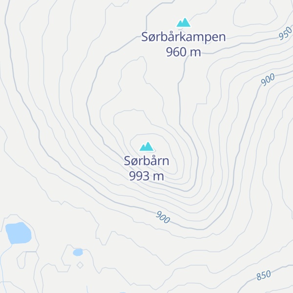 Map of Sørbårn