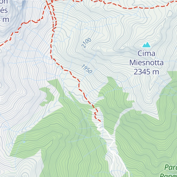 Map of Malga Miesnotta di Sopra
