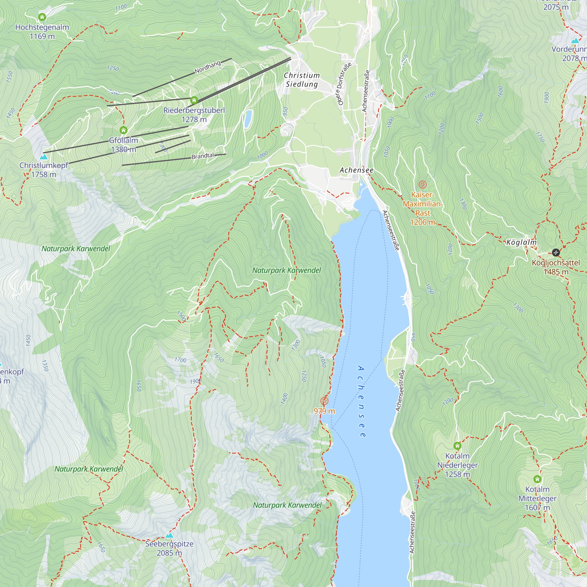 Koglalm map