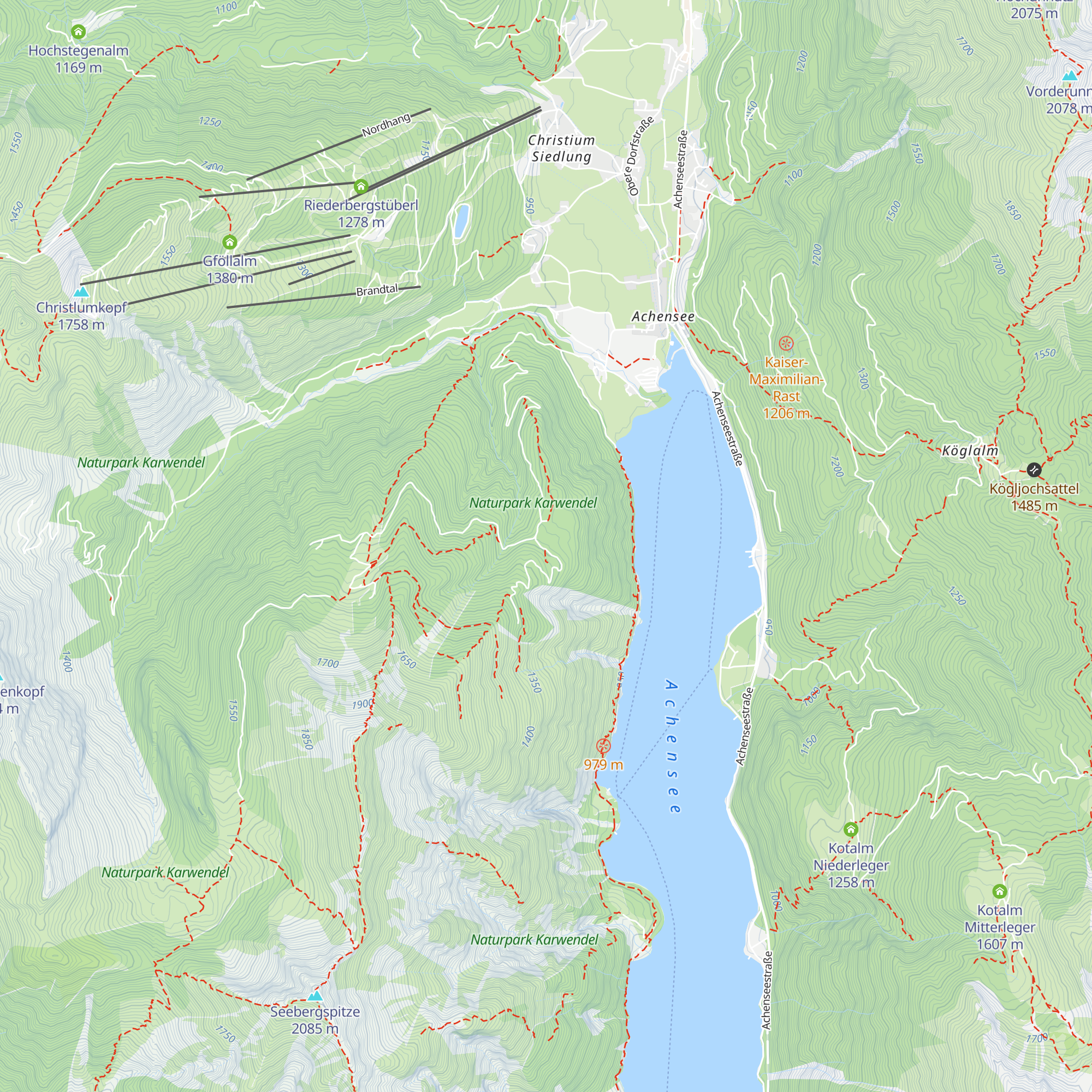 Koglalm map