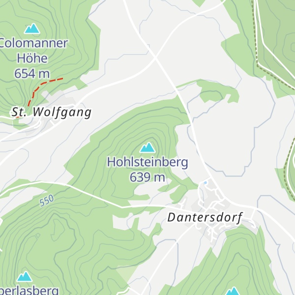 Map of Hohlsteinberg