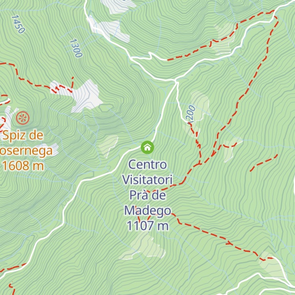 Map of Centro Visitatori Prà de Madego
