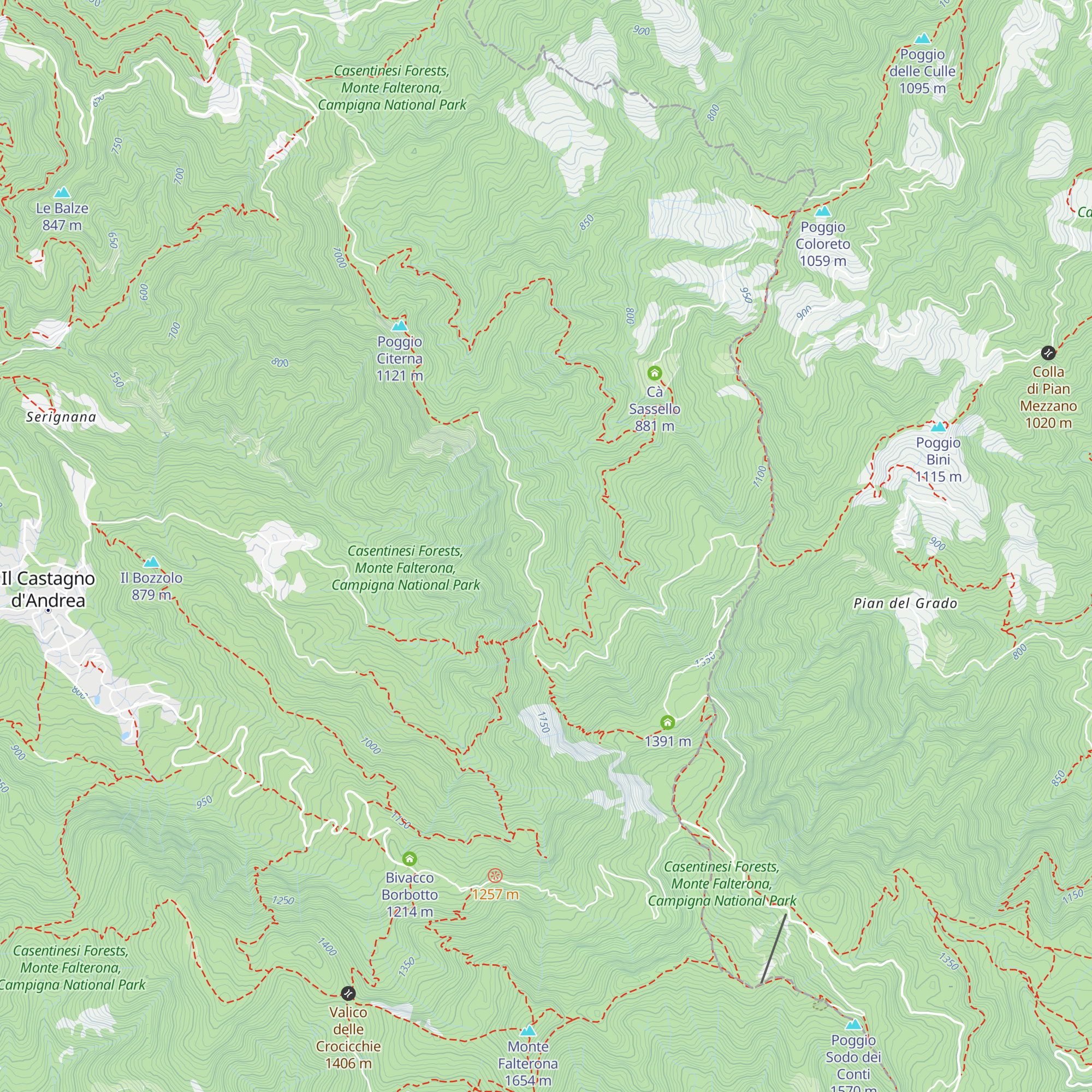 Capanno di Citerna map