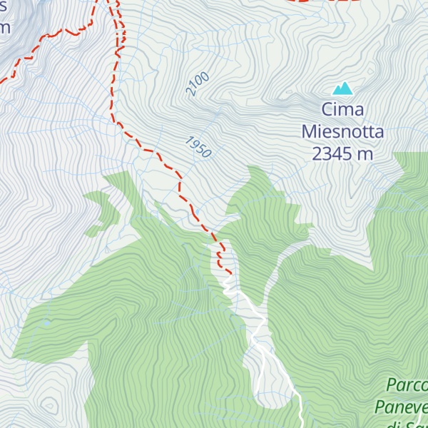 Map of Malga Miesnotta di Sopra