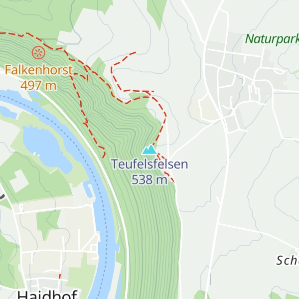 Map of Teufelsfelsen