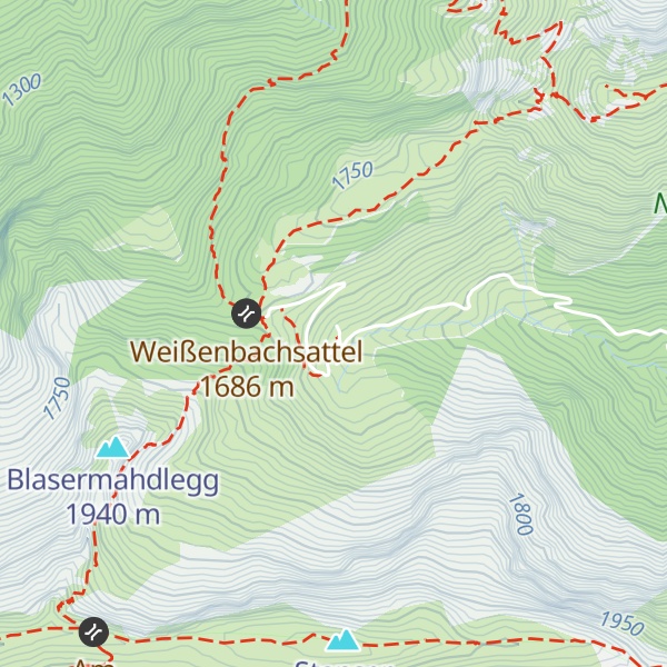Map of Weißenbachalm
