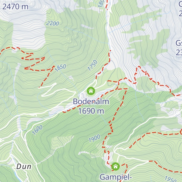 Map of Bodenalm