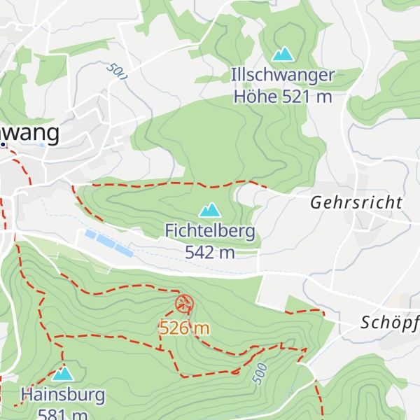 Map of Fichtelberg