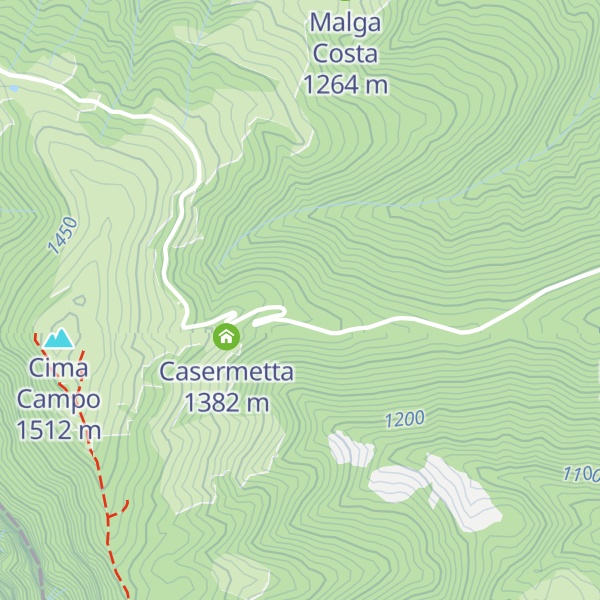 Map of Malga di col di Gnela