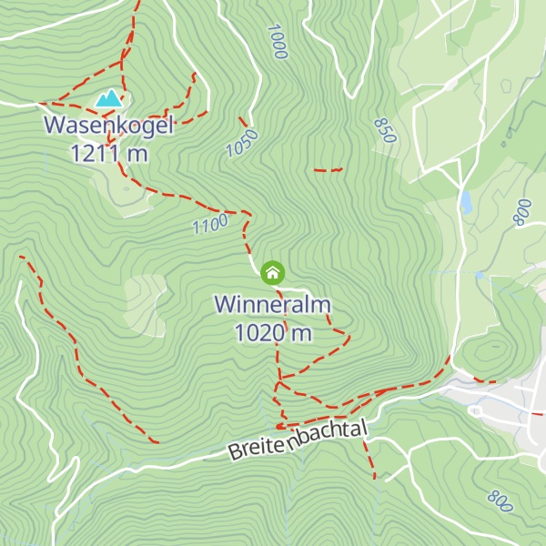 Map of Winneralm