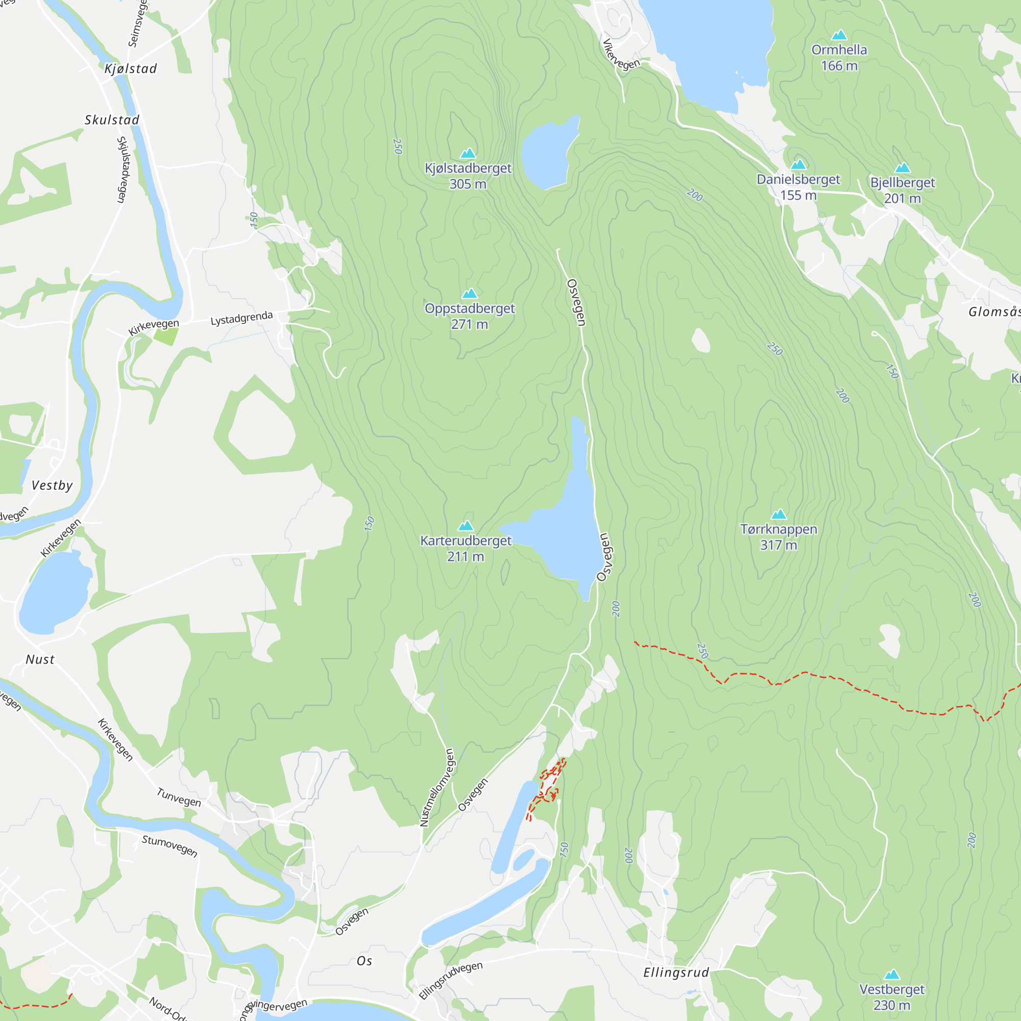 Karterud map