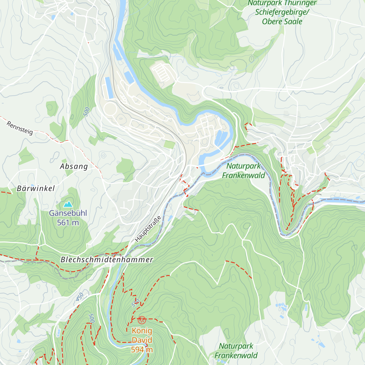 Wanderstützpunkt Blankenstein - Touristik-Info map