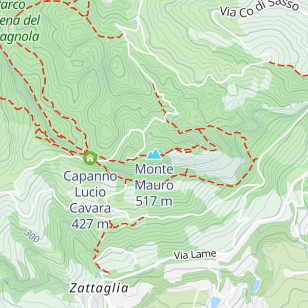 Map of Monte Mauro