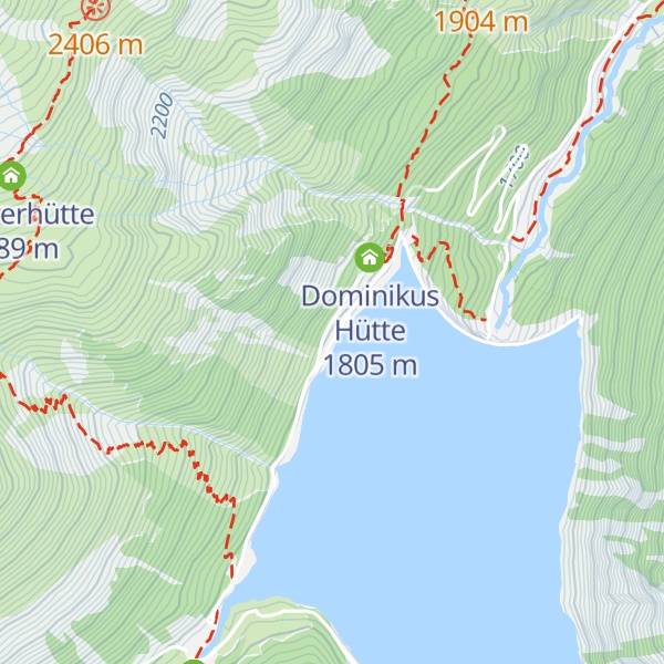 Map of Bergrestaurant Schlegeis