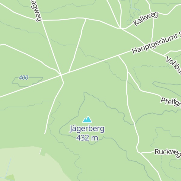 Map of Jägerberghütte