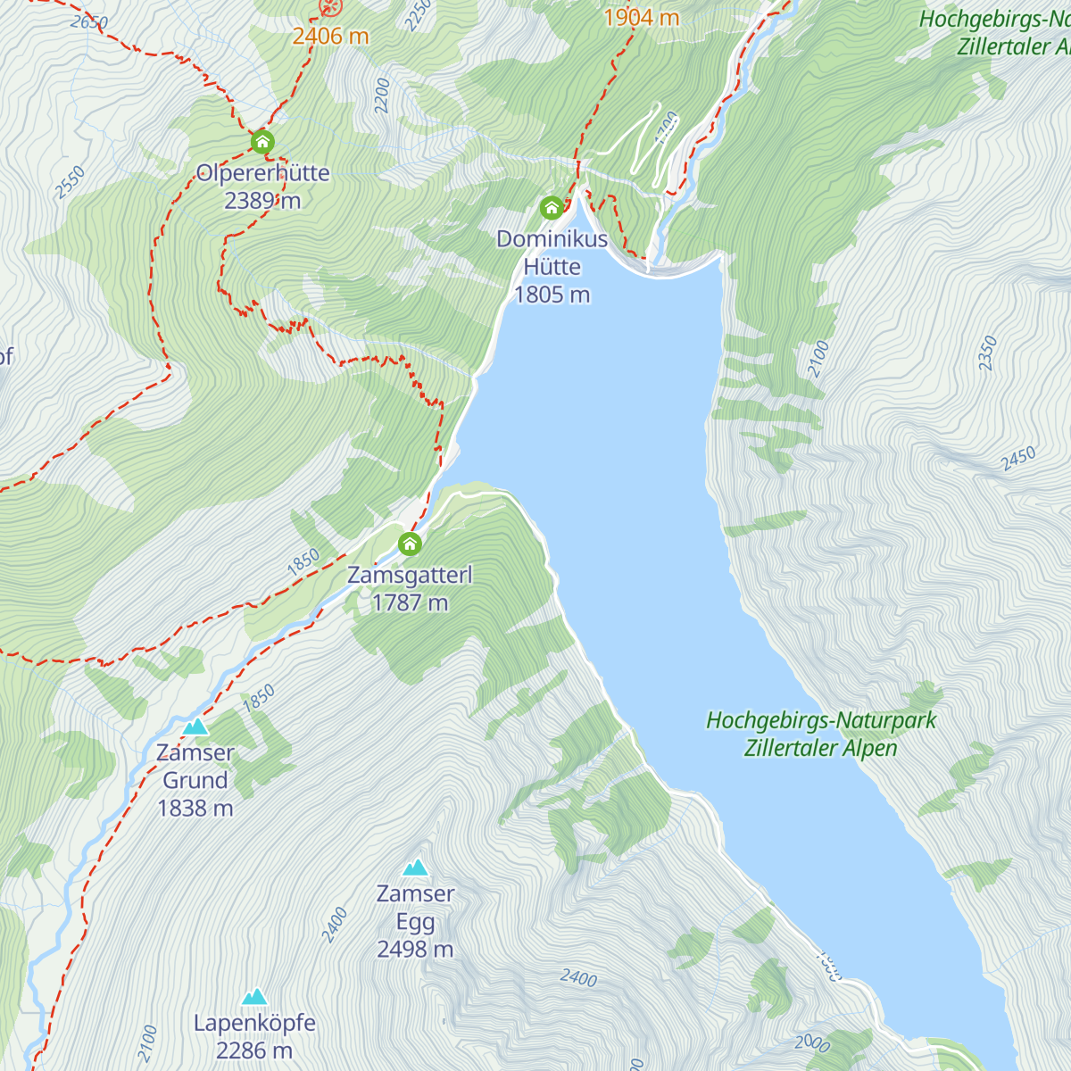 Fischerhütte map