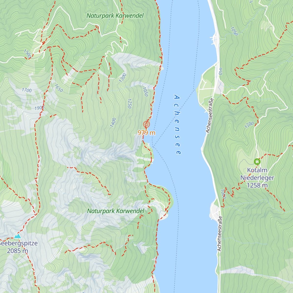Gasthaus Gaisalm map