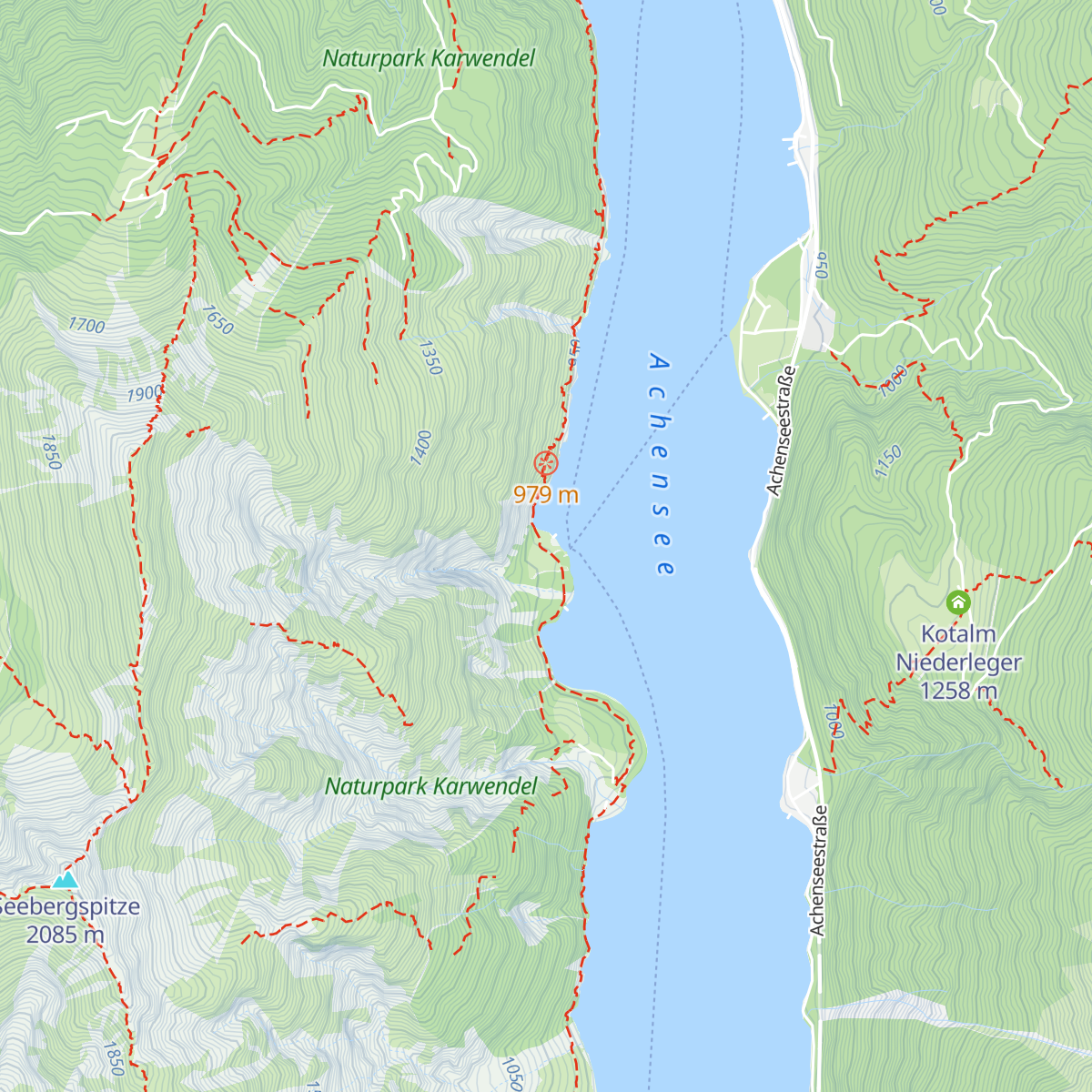 Gasthaus Gaisalm map