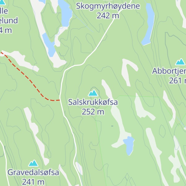 Map of Salskrukkøfsa
