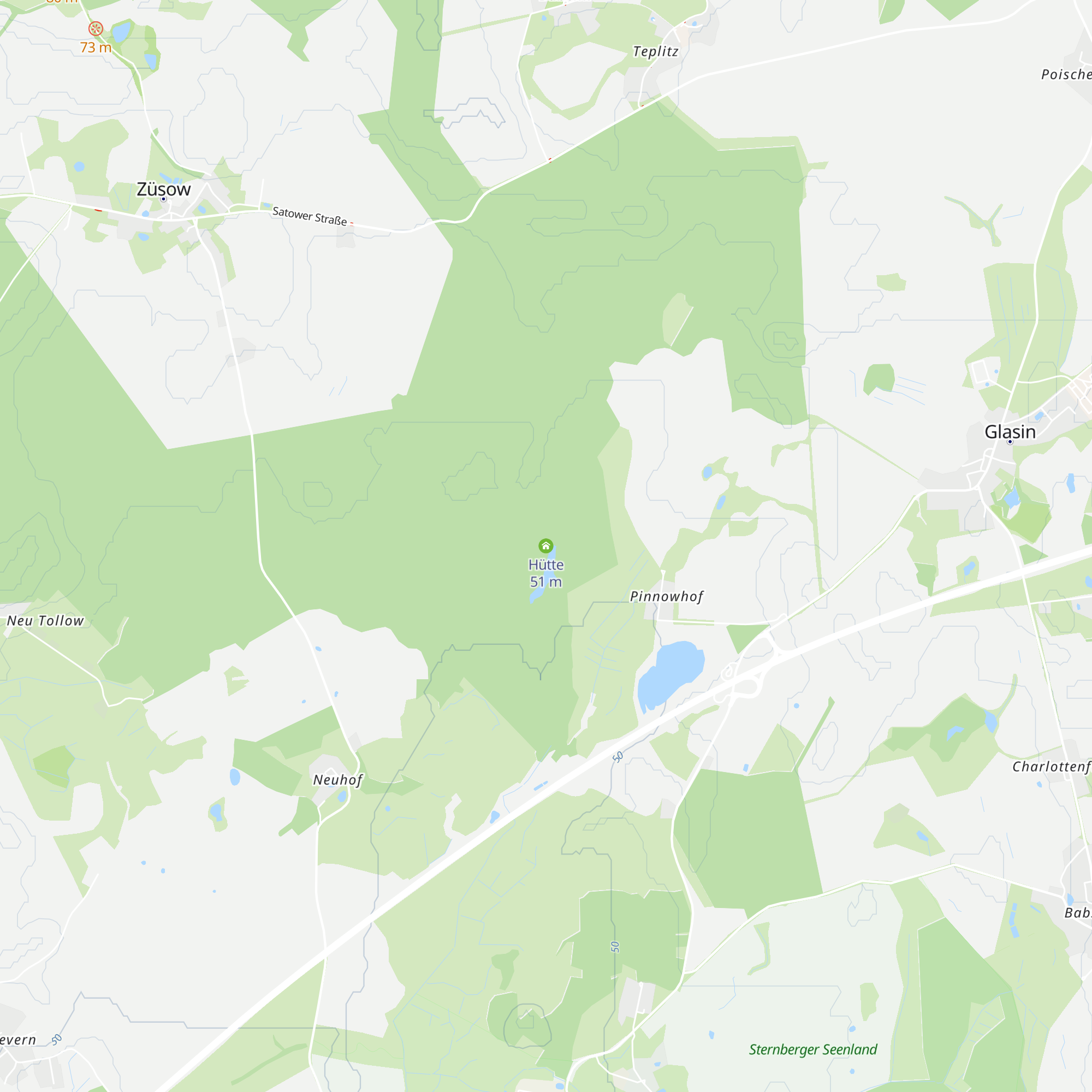 Hütte map
