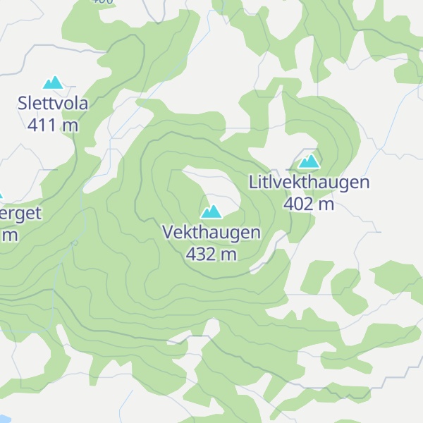 Map of Vekthaugen