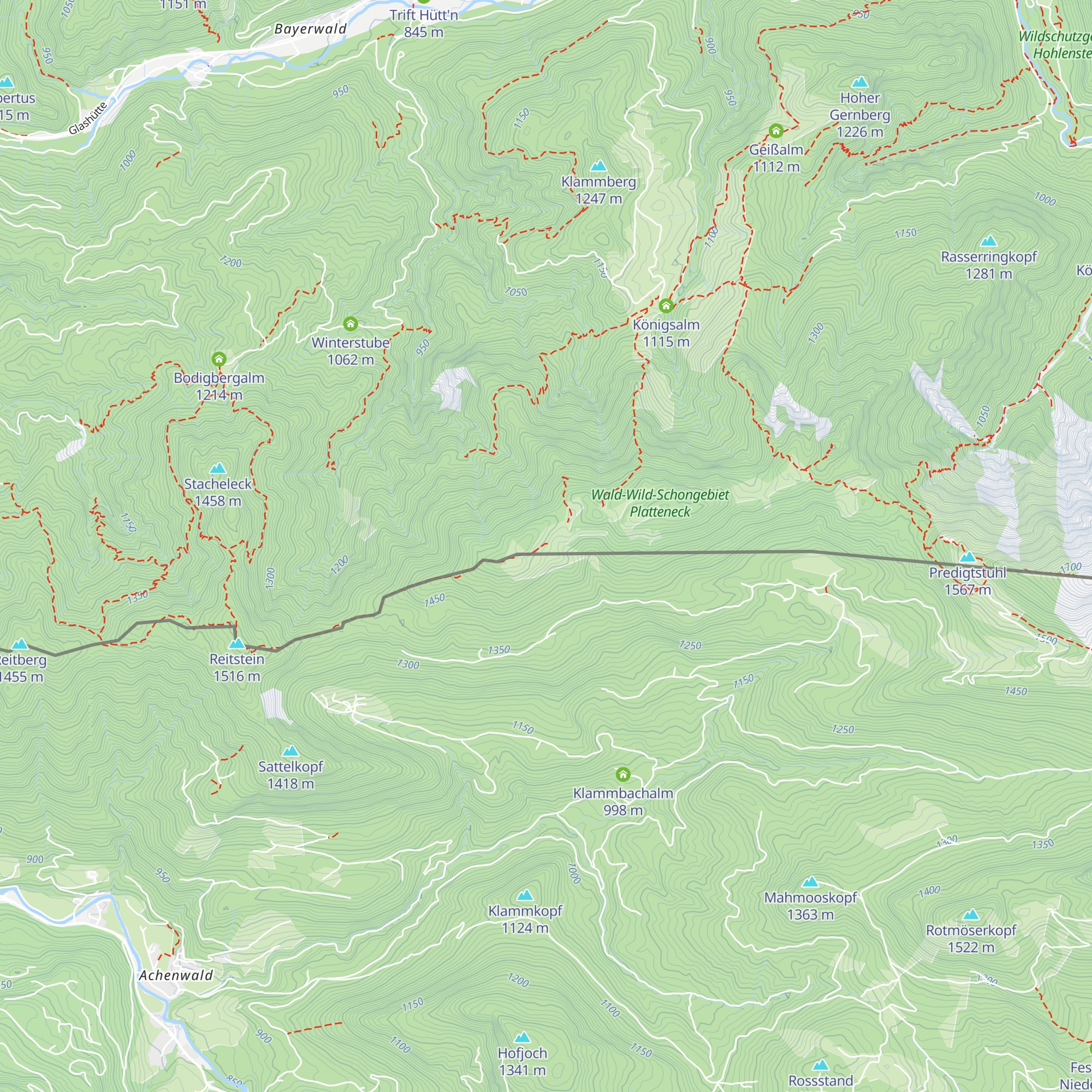 Platten-Alm map