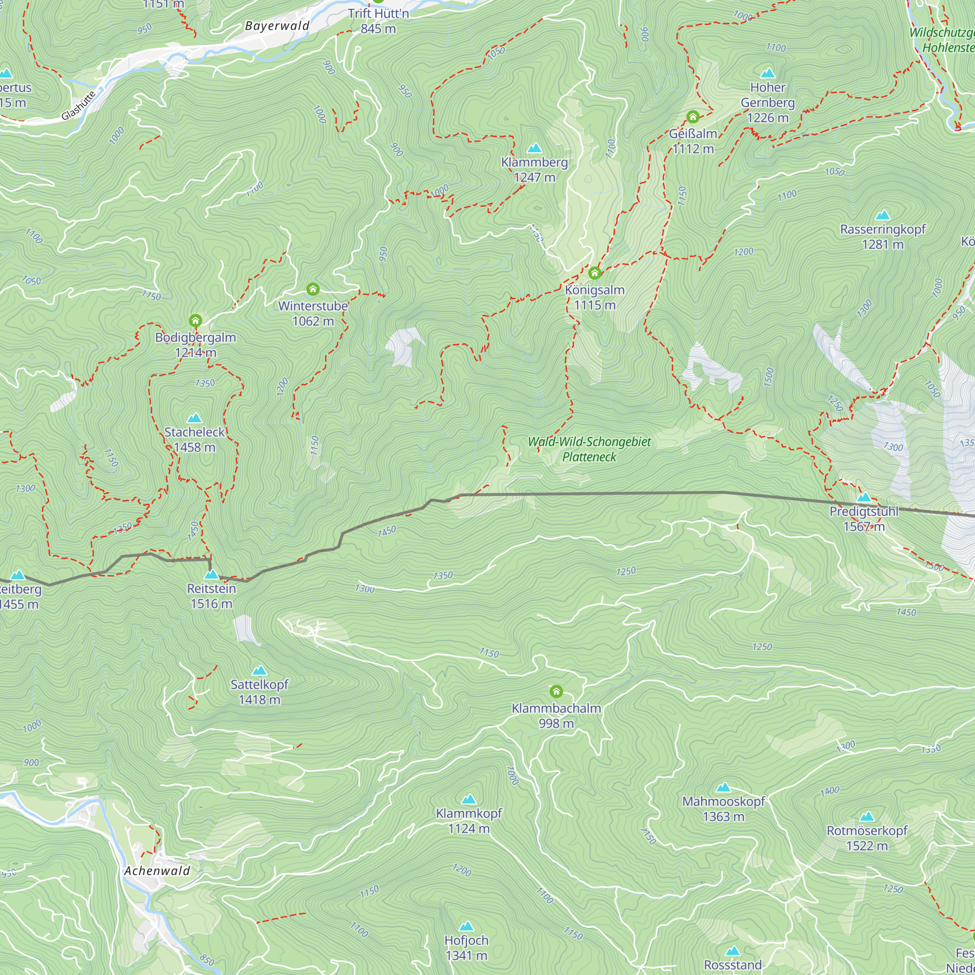 Platten-Alm map