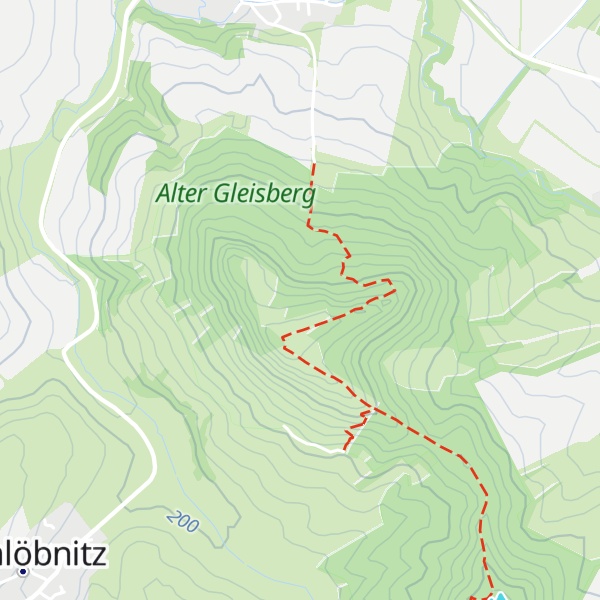 Map of Alter Gleisberg