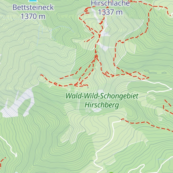 Map of Hirschberg Vorgipfel