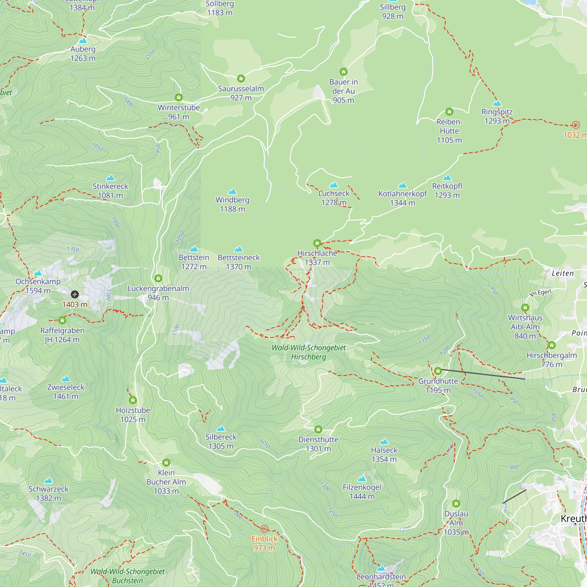 Lucken-Alm map