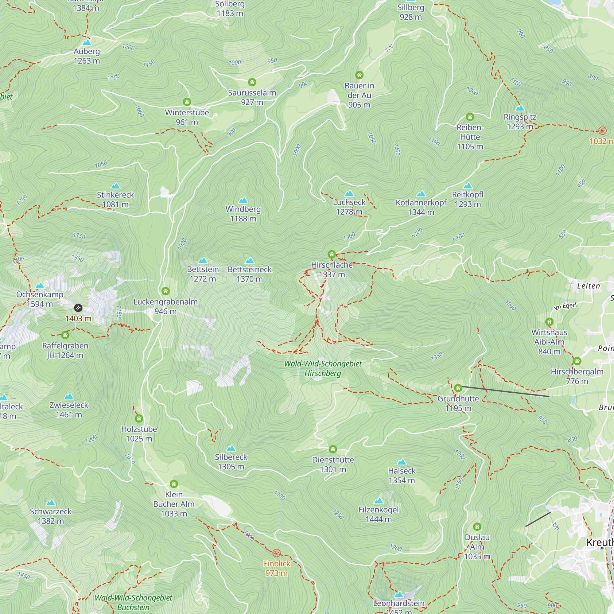 Lucken-Alm map