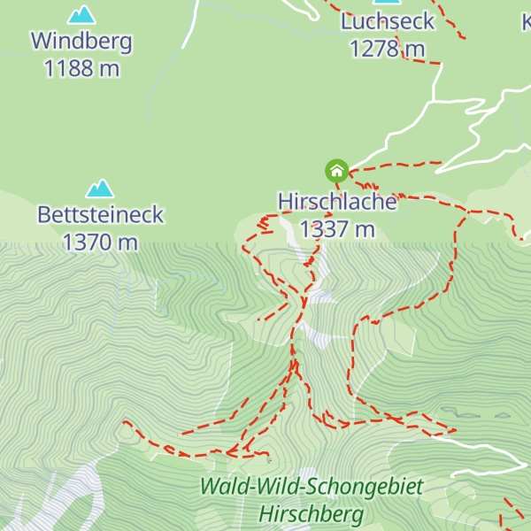 Map of Hirschberghaus