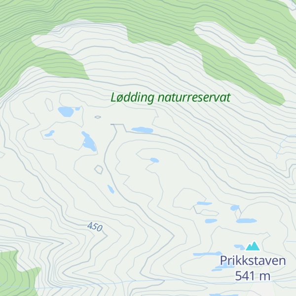 Map of Prikstaven