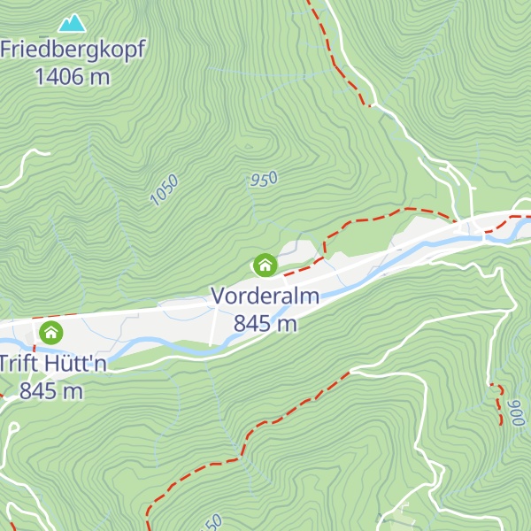 Map of Vorderalm