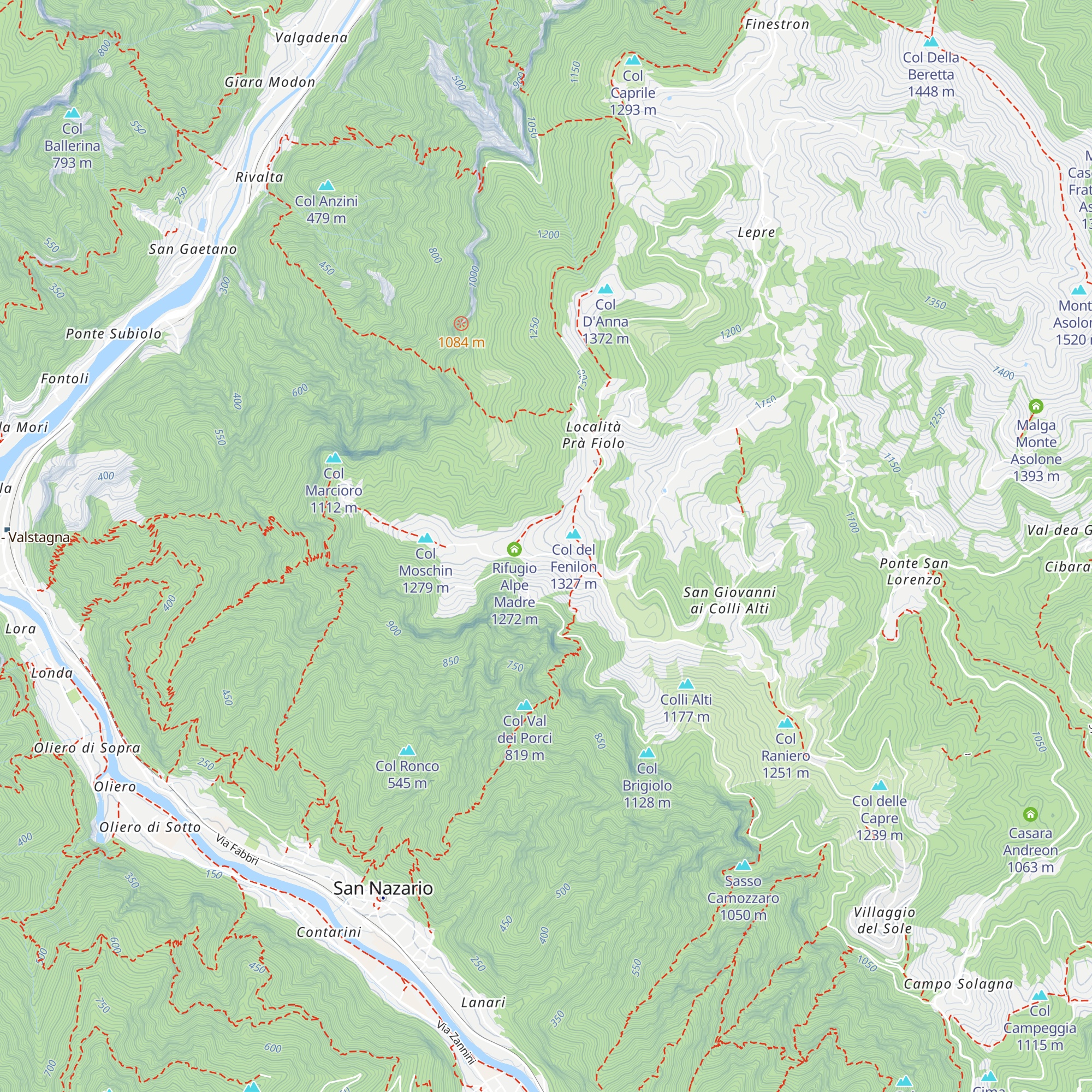 Alpenise map
