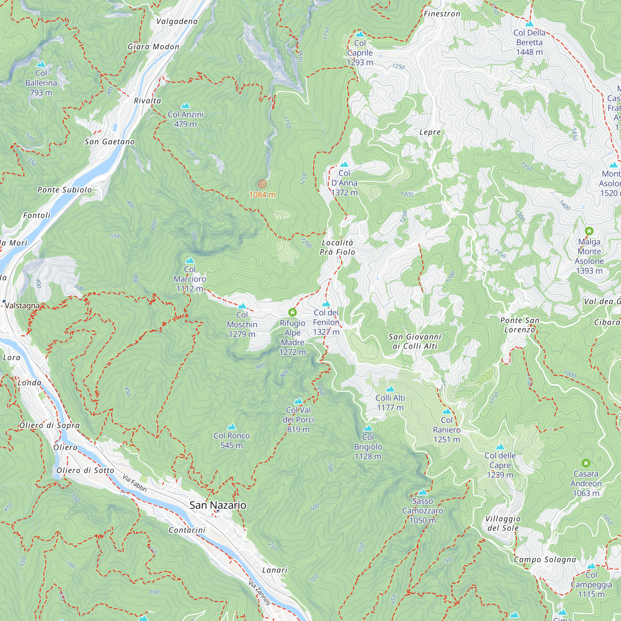 Alpenise map