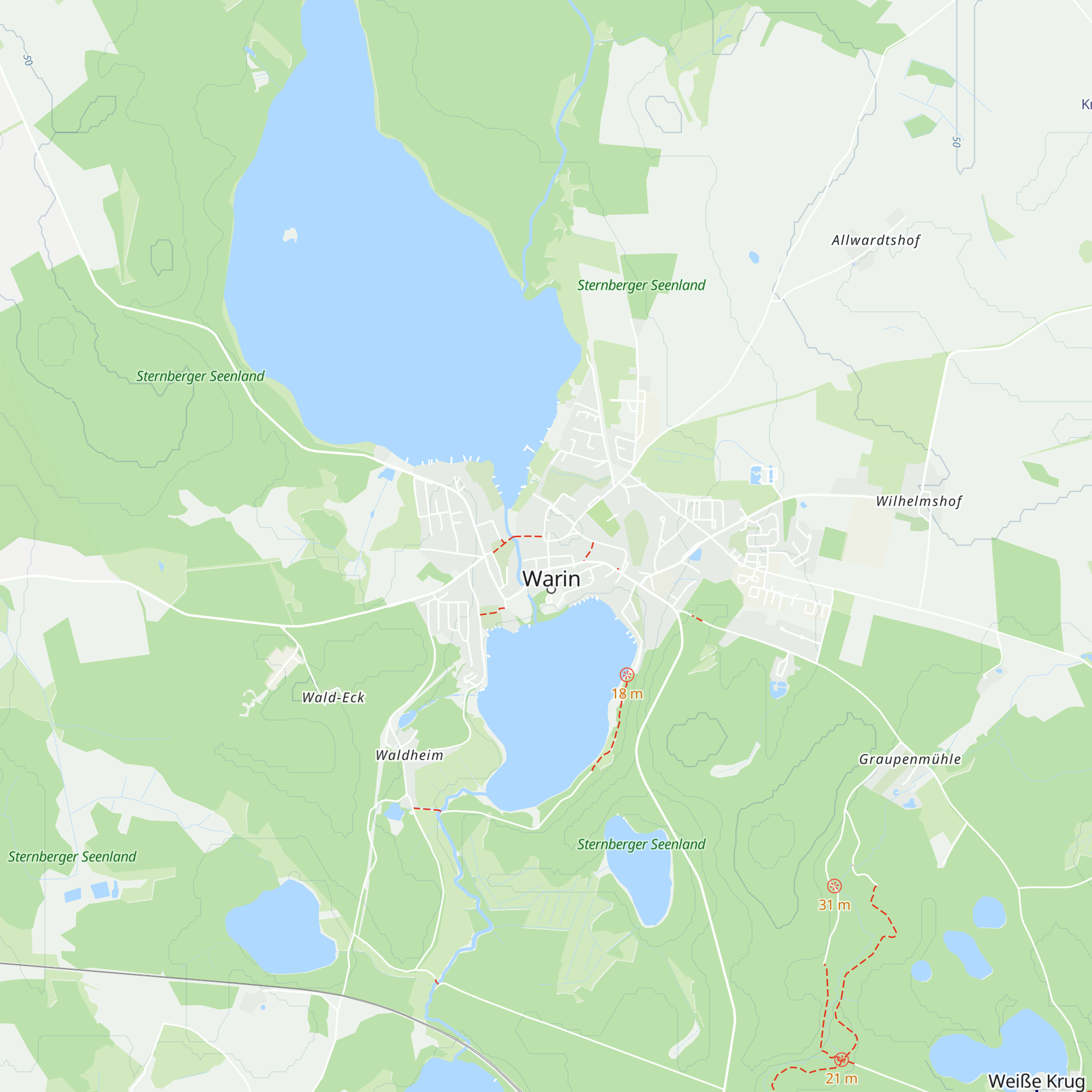 Tourismusverein Warin map