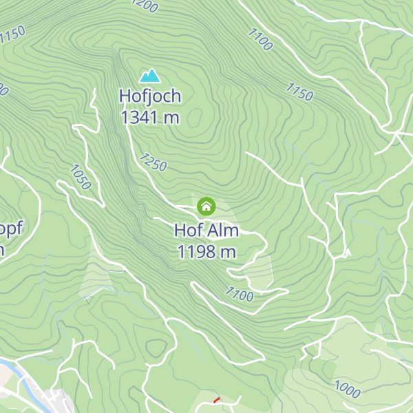 Map of Hof Alm
