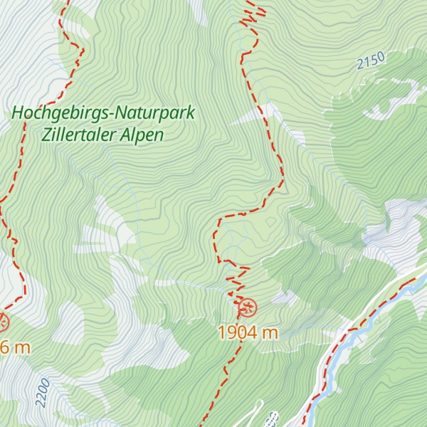 Map of Friesenbergalm