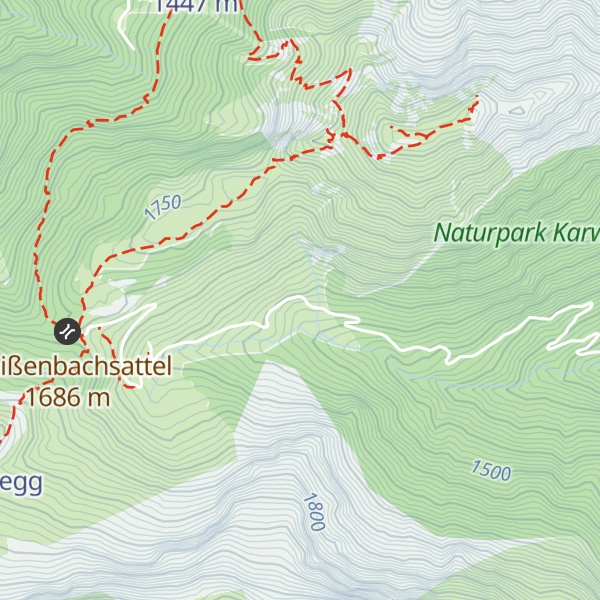 Map of Weißenbachhütte
