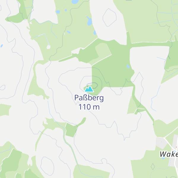 Map of Paßberg