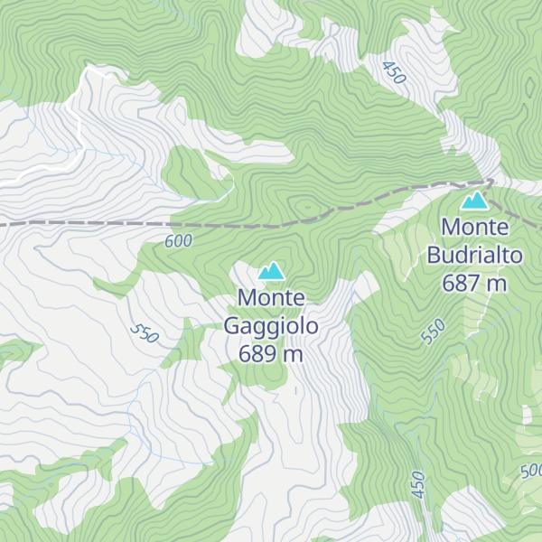 Map of Monte Gaggiolo