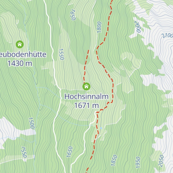 Map of Hochsinnalm
