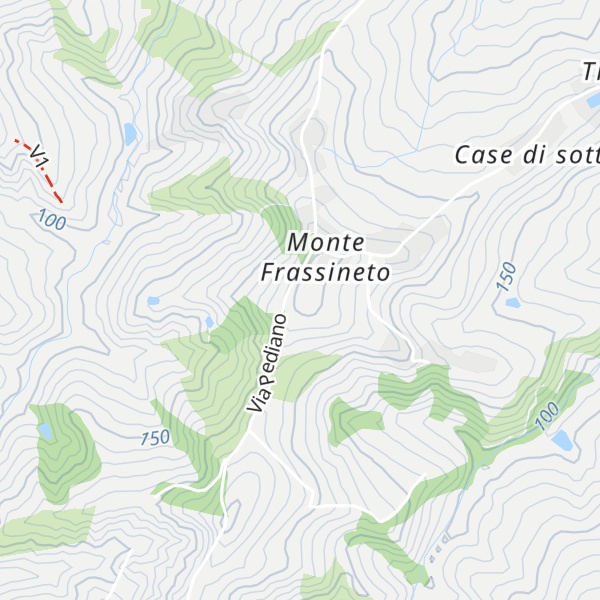 Map of Monte Frassineto