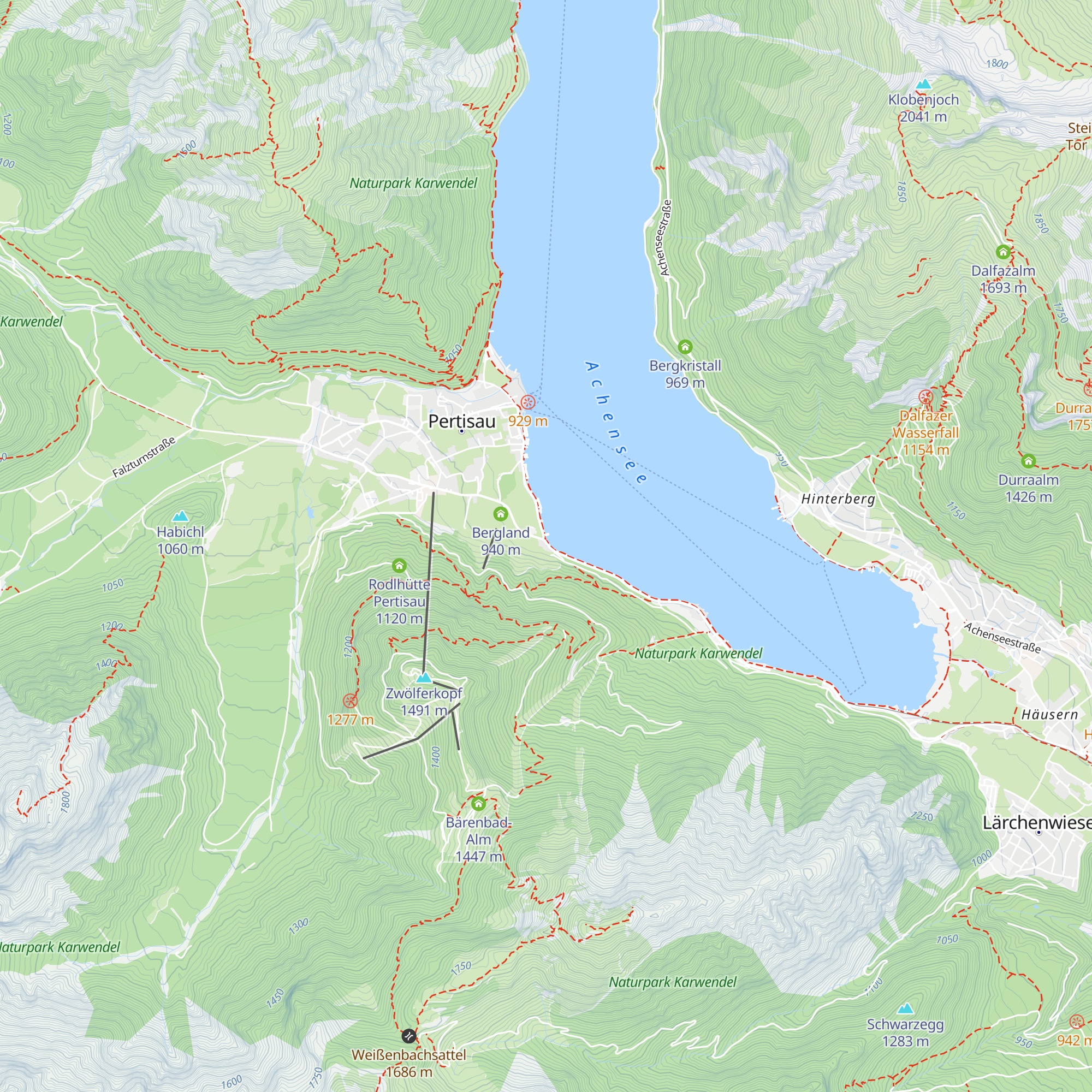 Seepension Knappenhof map